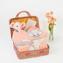 Load image into Gallery viewer, Blush Beginnings – Baby Girl Hamper in Keepsake Suitcase