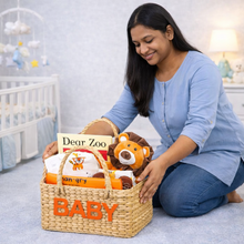 Load image into Gallery viewer, A Roaring Welcome – Baby Boy Gift Basket