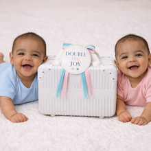 Load image into Gallery viewer, Blush &amp; Blue – Twin Brother &amp; Sister Gift Hamper