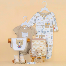 Load image into Gallery viewer, Bear Hugs &amp; Beginnings – Gender Neutral Newborn Gift Box
